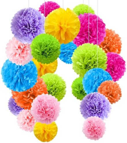 Décorations Automne En Papier – Pompons, Éventails, Lanternes – Kit Orange/Jaune/Marron Pour Fête, Mariage, Thanksgiving