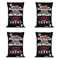 Bear Mountain BBQ FK13 Premium All-Natural Hardwood Mild and Fruity Cherry BBQ Smoker Pellets for Outdoor Grilling, 20 Pounds (4 Pack)
