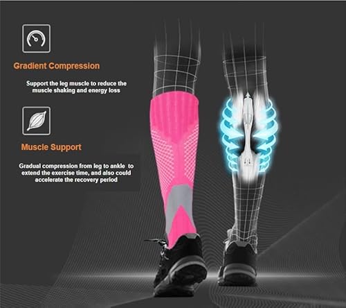 Meias de compressão, meias de compressão, maratona, ciclismo, corrida, trilhas, meias de compressão