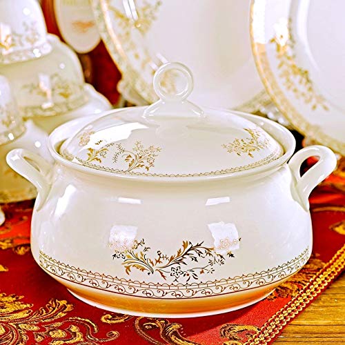 Ceramiczna zastawa stołowa 56 sztuk zestaw obiadowy naczynia porcelana kostna połączenie zastawa stołowa naczynia talerze ceramiczne usługi obiadowe