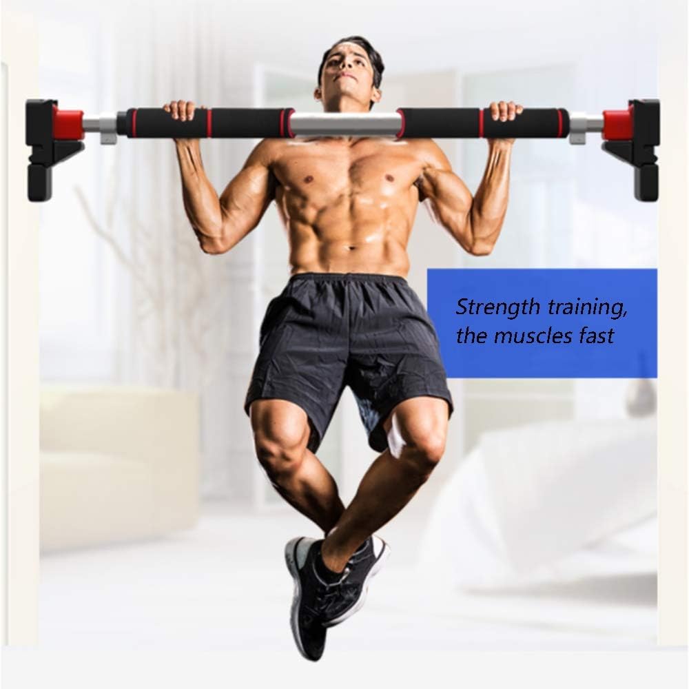 HUAHUA Door Frame Horizontal Bar, Portable Adjustable (72-152cm) Multifunctional Strength Training Equipment, Safety Load 200kg (Size : 72-92cm)