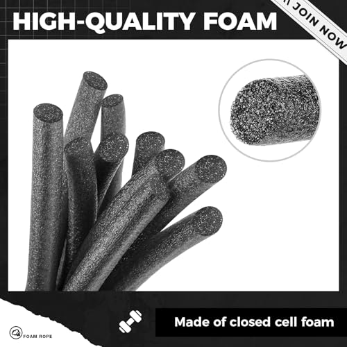 Image of MotiMind Foam Backer Rod for Gaps Joints,1 /4 Inch x 100 Ft,Black,1 Roll | Caulk Saver Concrete Crack Filler, Weather Stripping Seal, Door Window Insulation, Backing Rod Expansion Joints