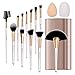 Produktbild TTRWIN Make Up Pinsel Set 12pcs Professionelles Kosmetikpinseln Beauty Makeup Brush. Kosmetik Kabuki Synthetic Face Blush Lippenschatten Eyeliner Foundation. Mit einer stylischen Gold leder Paket