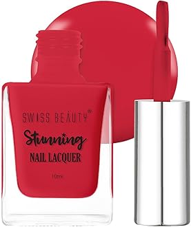 SWISS BEAUTY Stunning Matte Finish Nail Lacquer | Chip Resistant, Quick Drying Nail Paint | Highly Pigmented With High Shine Nail Polish | Shade - Pinkalicious, 12ml