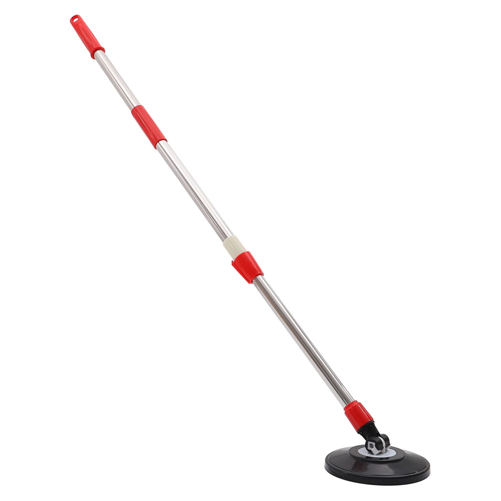 minkissy Mop Pole Floor Mops Foot Pedal Micro Fiber Mop Mops for Cleaning Floors Mop Replace Handle Pole Handle Microfiber Mops Telescoping Broom Tool Plastic Red Telescopic to Rotate