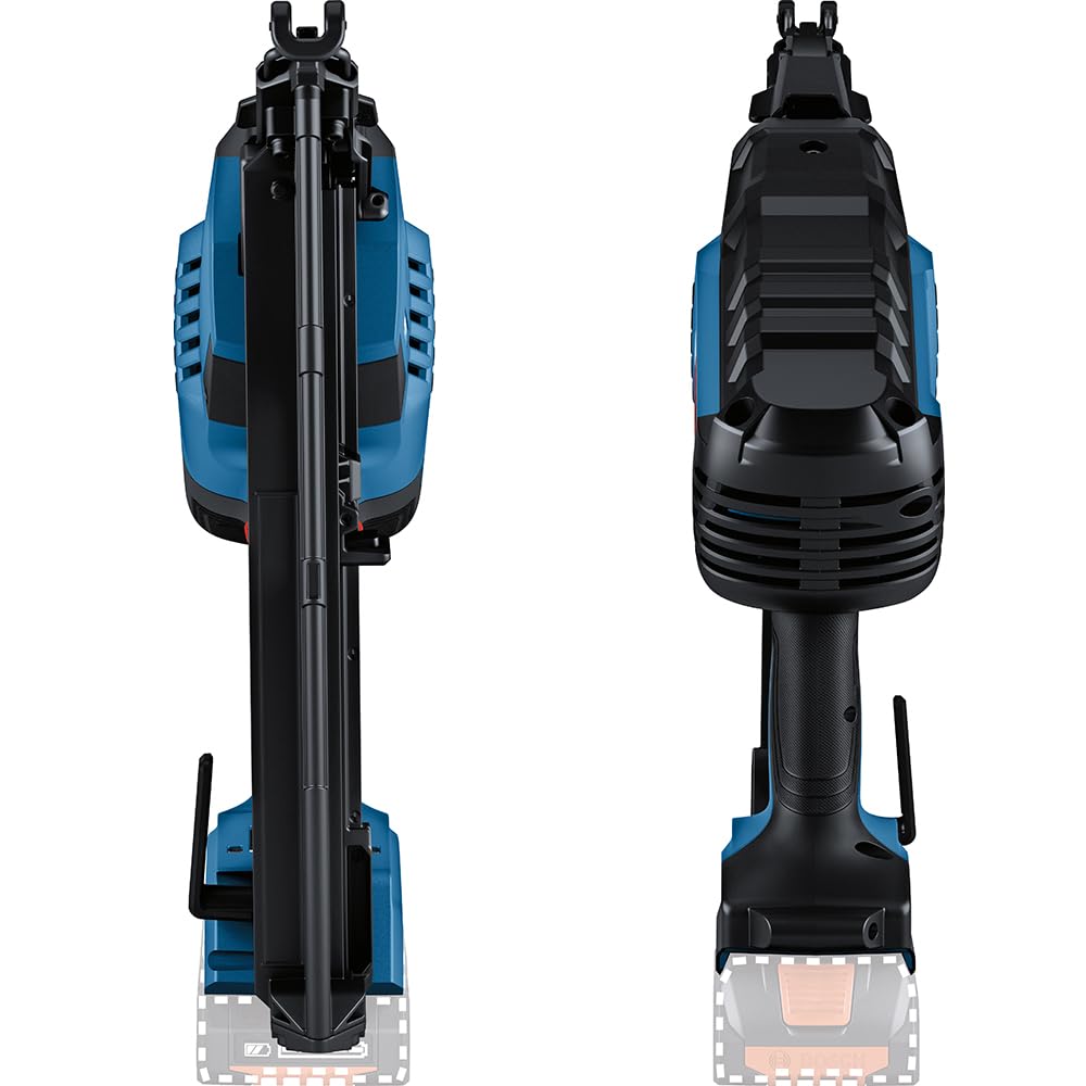 Bosch Professional 18V System cloueur à bois sans-fil GNH 18V-64 MD (tir coup par coup/par contact, pour clous de : 32–64 mm, 15 ga (1,8 mm) et inclinaison chargeur 34°)