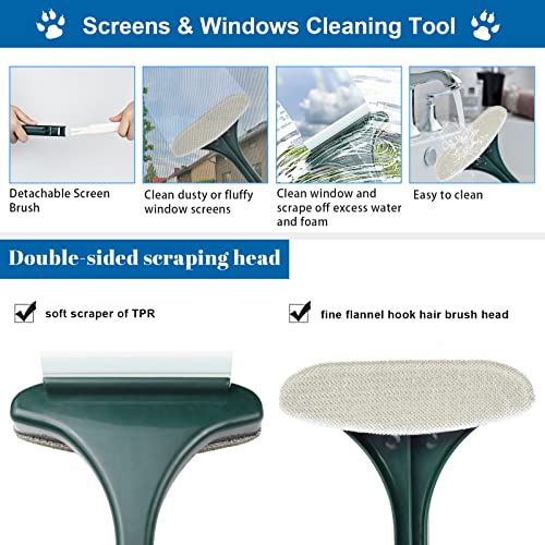 Jeyew Window Screen With Full Set Repair Kit, Fiberglass Window Mesh Screen With Window Cleaning Tool, Screen Repair Kit For Windows Or Doors, Window Screen Replacement, (39'' X 118'', Black) #TOP4