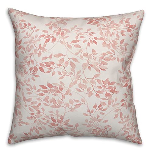Creative Products Blush Leaves Throw Pillow | Decorative Pillows for