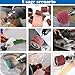 Sunxeke 185Pcs Wool Felt Polishing Kit with Sanding Drum –1/8inch Shank Rotary Tool Accessories Set, Includes Buffing Wheels,Polishing Compound & Pads for Metal,Wood,Ceramic, Stainless Steel & Glass
