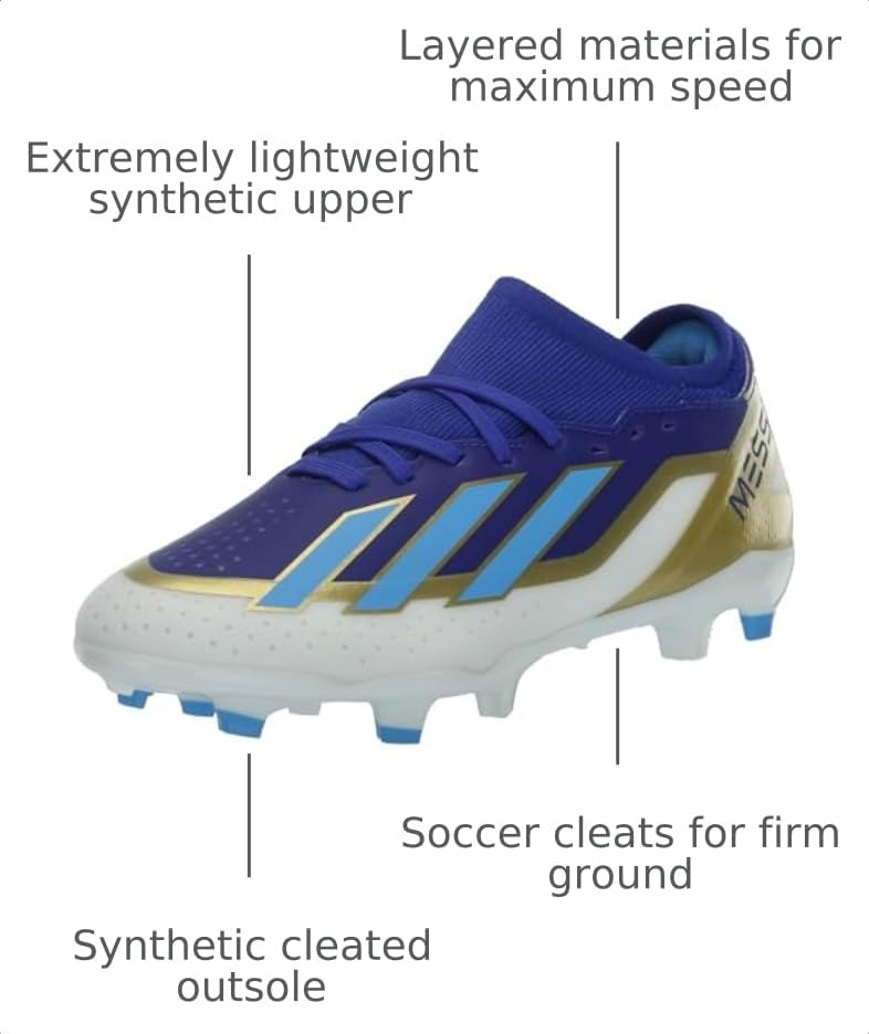 Image of Adidas Unisex-Adult X Crazyfast League Firm Ground