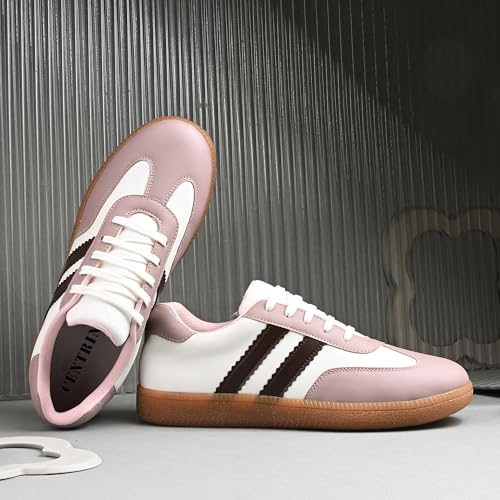 Image of Centrino Women Sneaker | Cushioned Insole for Comfort | Stylish Lace-Up Design | Perfect for Casual Outfit for Girls (9781)