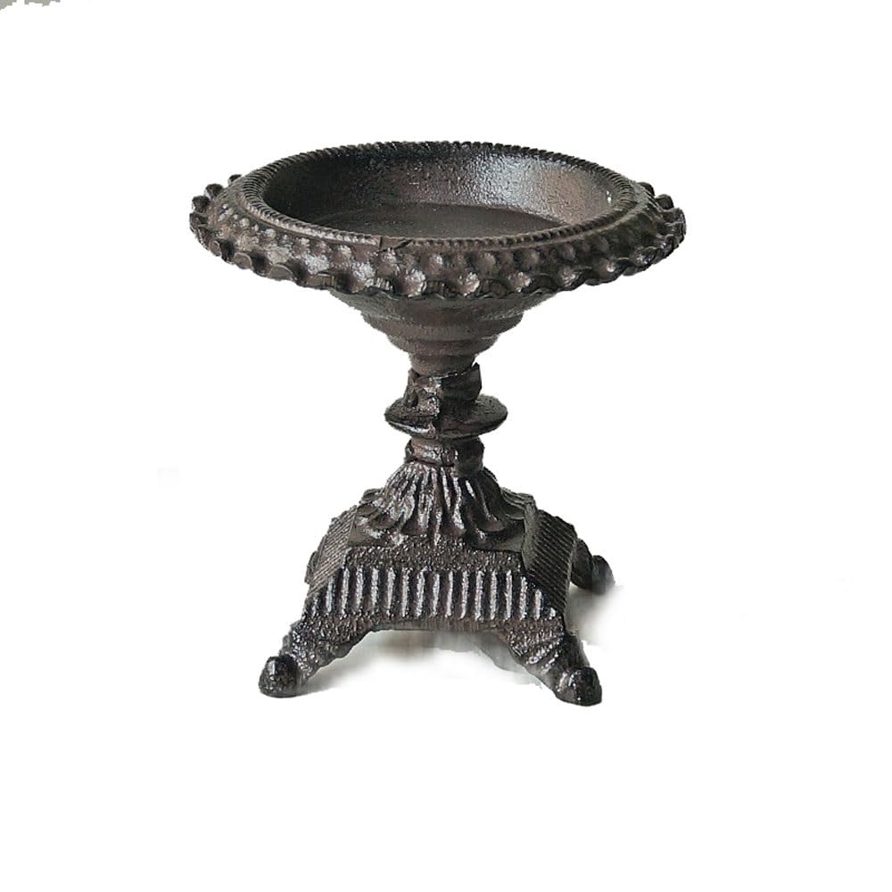 Candlestick Holder Cast iron candle holder stand dining table hotel decoration base(Medium)