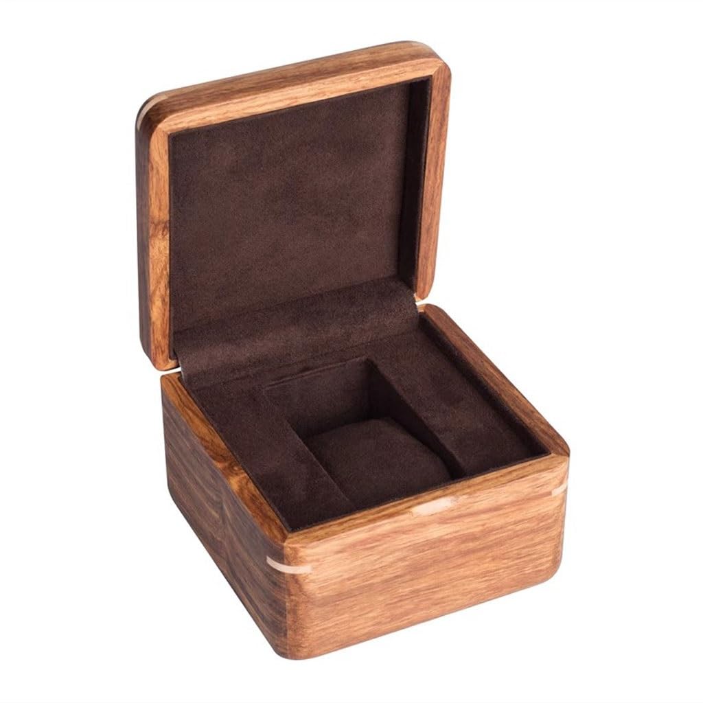 ANVLOJRIH Watch Box Household Wooden Single Watch Box Convenient Travel Exquisite Storage Watches Box