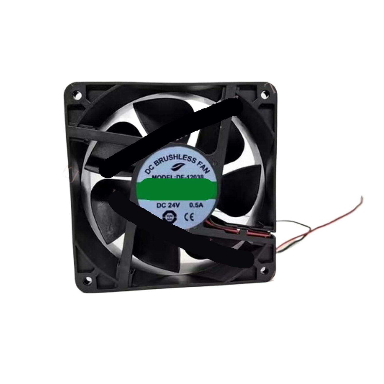 LWJYIPETZQ DF-12038 DC24V 0.5A 12CM 2-Wire Cooling Fan