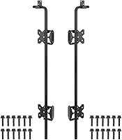 Vista 10 de Perno de caña de alta resistencia de 18 pulgadas para puerta de caída de barra de caída, cerrojo de madera para puertas, tope de puertas de metal