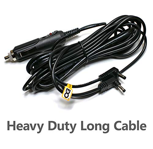 Edo Tech 11' Car Charger Adapter Power Cord For Philips 7 9 10 Inches Dual Screen Headrest Portable Dvd Player Pet9402/37 Pet708/37 Pd7012/37 Pd9012/37 Pd9016/37 Pd700/37 #TOP3