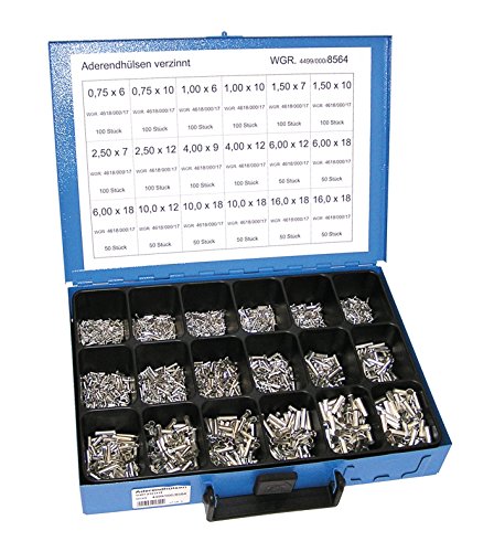 Dresselhaus Sortimente Aderendhülsen verzinnt, 1 Stück, 0/4499/000/8564/06