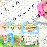 Large Grooved Magic Copybook,Reusable Kids Writing Practice Book,Handwriting Practice for Kids 5-7,8-10