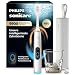 Philips Sonicare Next-Generation DiamondClean 9900 Prestige elektrische Zahnbürste - intelligentes Feedback zur Putzabdeckung, intelligente Andruckkontrolle und 24 Einstellungen, Silberweiß, HX9813/91