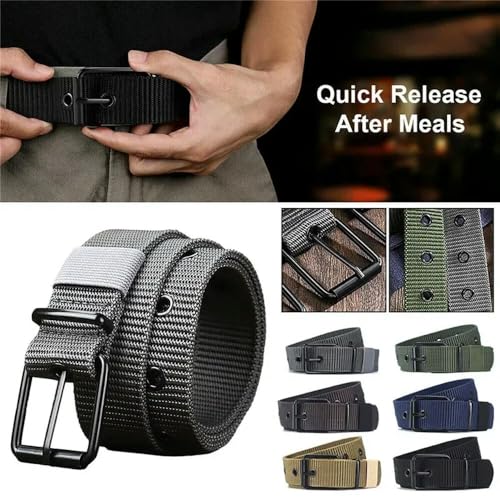Casual Canvas Belt Porous Pin Buckle Outdoor Sports Belt Jeans skirt trousers Belt For Men Women4