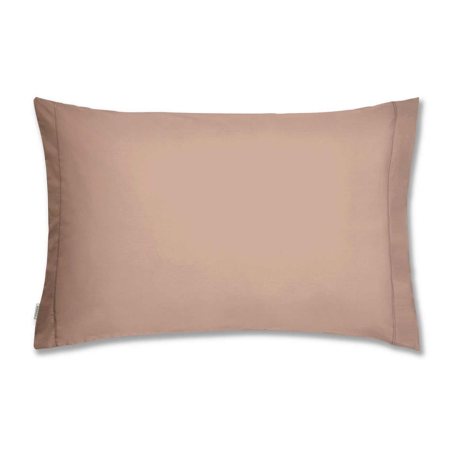 Plain Dyed Cotton Percale Rose Tan 200TC Housewife Pillowcases 50 x 80 cm (2)