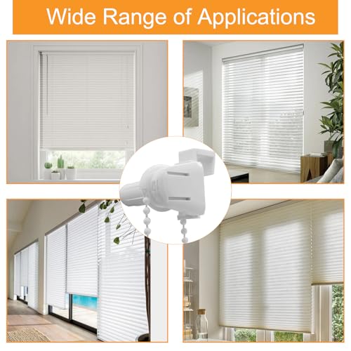 2 Set Rollo Halterung für Fenster Klemmfix 17mm Ohne Bohren - Doppelrollo Klemmträger Halterung für Verdunkelungsrollo Seitenzugrollo