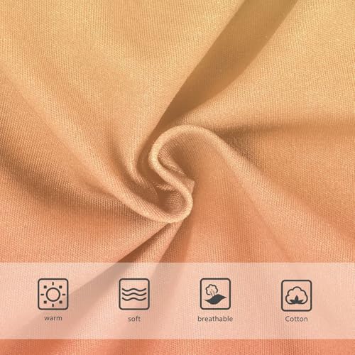 Joisal Cartoon Girls Underwear Toddlers 2t Cotton Girl Panties Cute Yellow Persimmon Gradient Ombre Kids Undies Briefs3