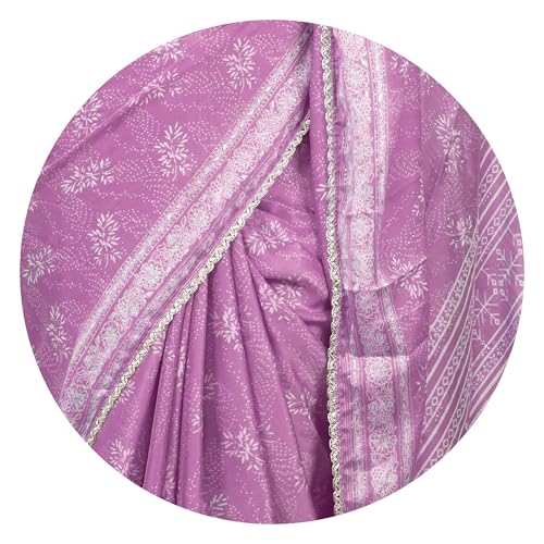 Image of MIRCHI FASHION Women Saree Leheriya Print Chiffon | Lightweight Traditional Sari for Farewell and Wedding Ceremonies with Unstitched Blouse Piece