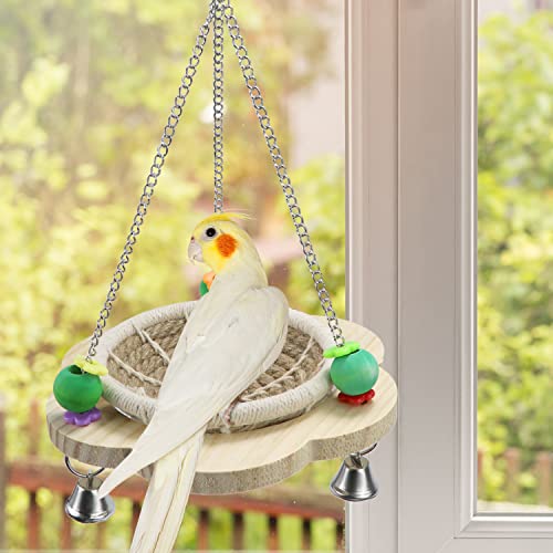 Wontee-Bird-Nest-Parrot-Breeding-Nest-Bed-Bird-Hanging-Swing-for-Budgies-Parakeets-Conures-Cockatiels-Caique-Senegal-Parrot-Hemp-Rope