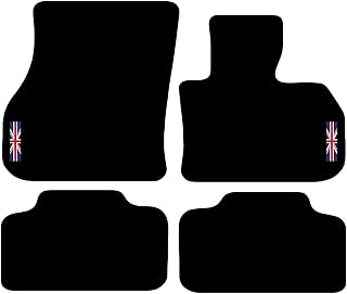 Carsio L23-CARP-CUT-4065-(2xVelcro) Tappetini per Auto, Nero