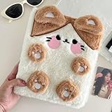 シール帳 A6 バインダー 女の子向け ふわふわ可愛い動物デザイン シール バインダー付き A6 6穴 手帳 推し活グッズ システム手帳 大容量収納 内ページ20枚 ギフトにも最適 (猫柄)