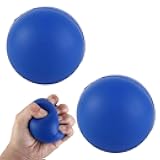 2Pcs Hand Exercise Grip Ball, Blue Finger Strengthener, Wrist and Hand Training Tool for Sports and Fitness