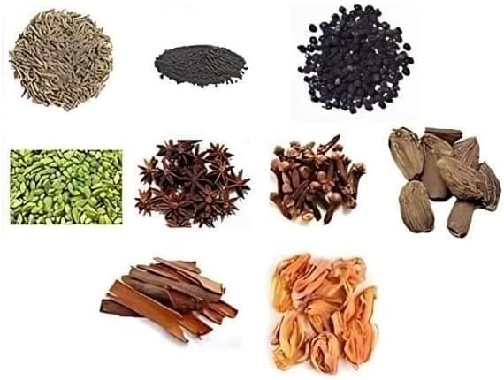 SKYLYS Whole Spices combo Pack- (9 Exotic Whole Spice packets in 1 BOX) (Jeera, Mustard, Black Pepper, Cinnamon, Green Cardamom, Cloves, Black Cardamom, Star Anise, Nut mace(Javitri))