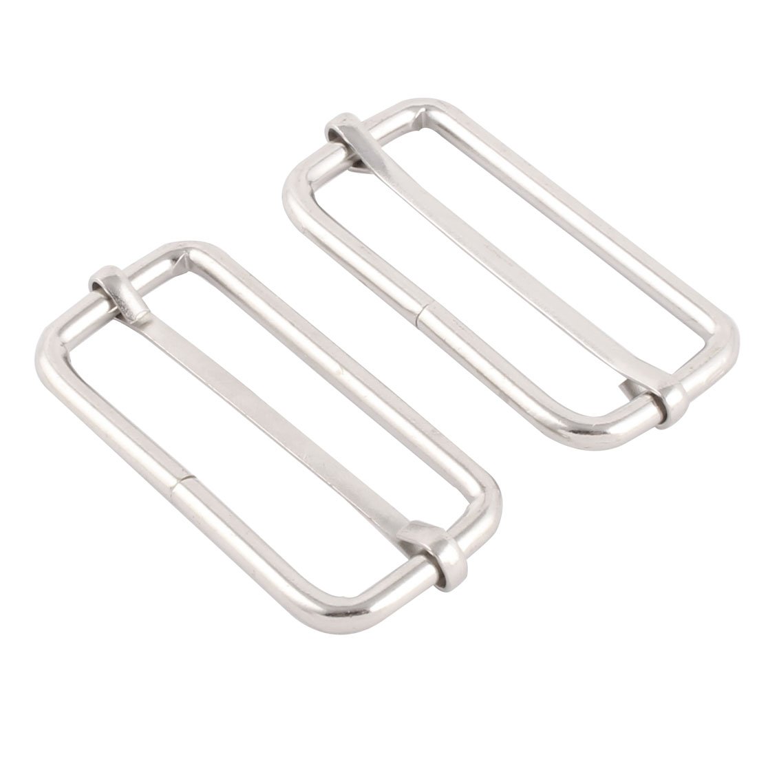 ZHuidjo Metal Hangbag Bag Webbing Connecting Tri Glide Fastener 2 Pcs Silver Tone (SN: fc8 f89 fc7 8eb 494)