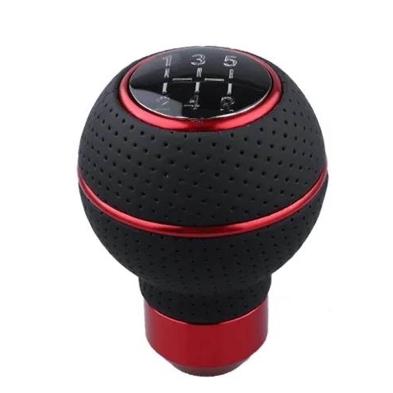 Uieowhn Red 5 Speed Shift Knob Gear Stick Shifter Lever Shifting Transmission Fit Most Manual Cars Trucks Suv Vehicle Car Gear Shift Stick Knob(Red)