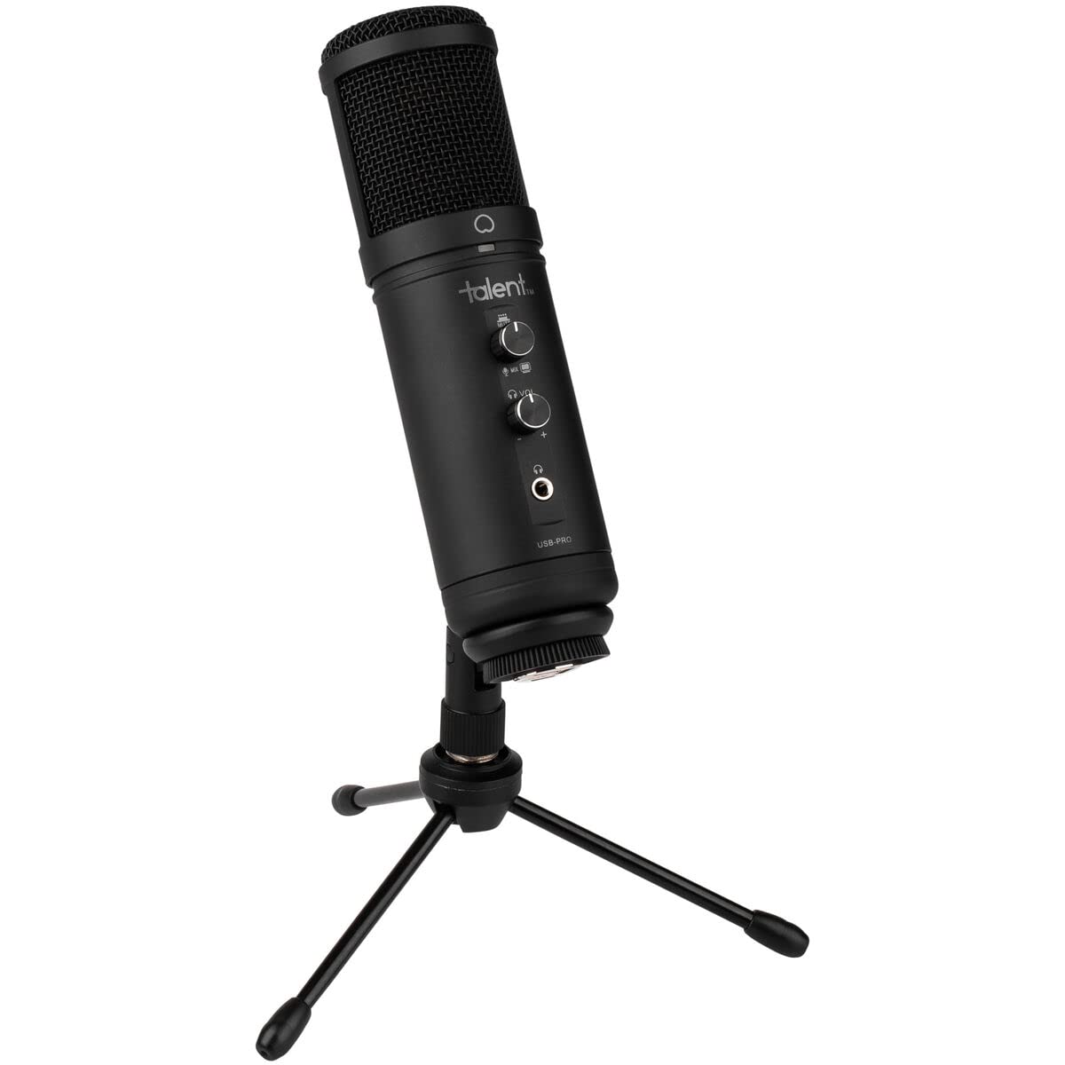 Talent USB-PRO Professional USB Microphone with Headphone Output Mix and Volume Controls