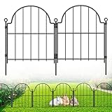 Blingluck Garden Fence, 22 in(H) x 10.83 ft(L) Arched...