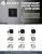 Delaney Hardware 370104 Black Contemporary Privacy Square Pocket Door Lock with Edge Pulls and Color Coded Indicators, Black Pocket Door Hardware, Pocket Door Lock, Sliding Door Lock