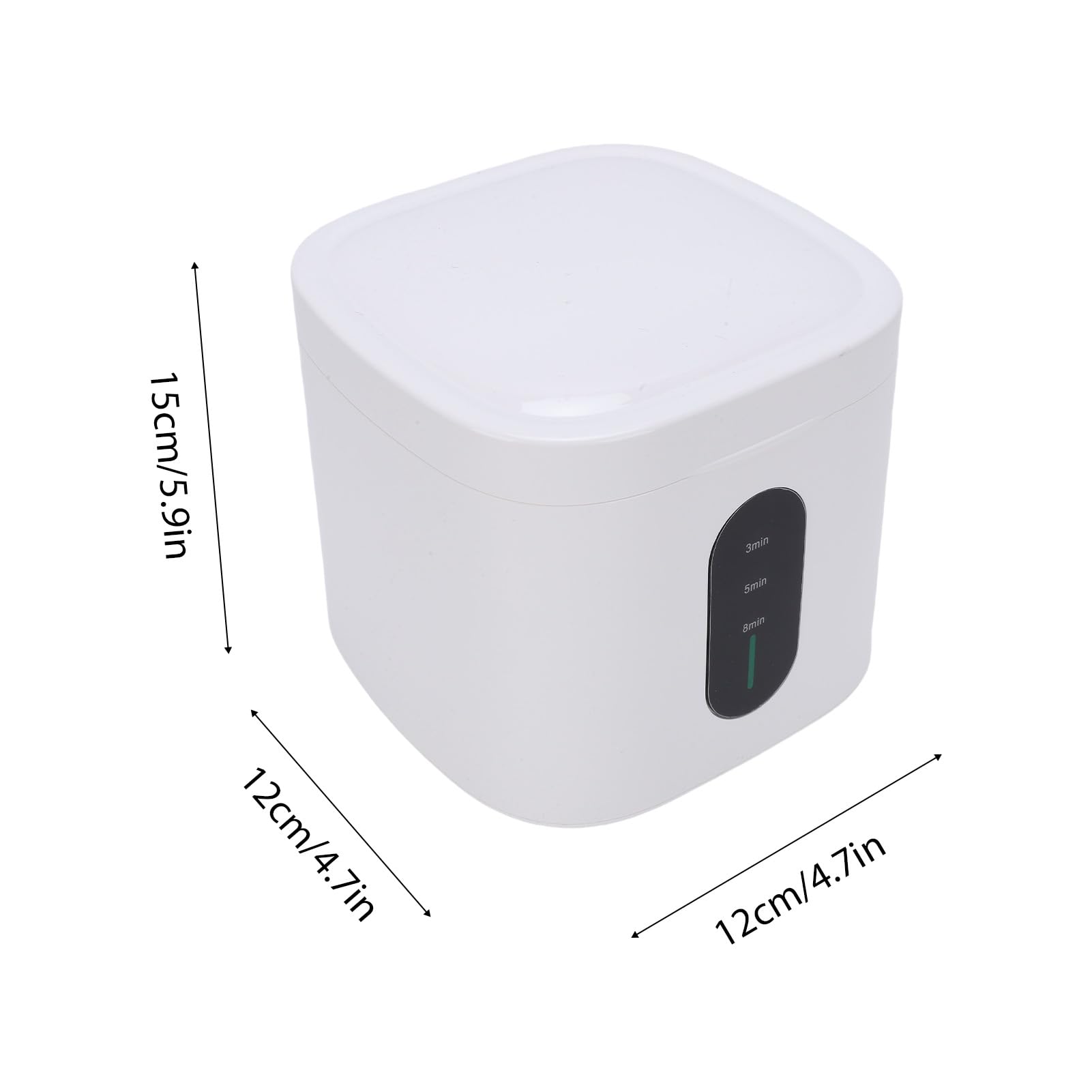 Buachois Limpieza de Joyas con Ultrasonido, 200ML, Limpieza UV, para Gafas, Joyas y Correas de Reloj