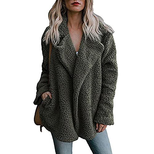 Plus Size Winter Coats for Women, womens fall clothes trendy white faux fur coat casual tops faux leather jacket brown zip up hoodie winter jackets for women waterproof snow 1112