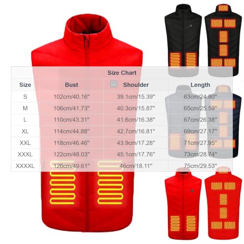 Sblioda Heated Vest for Men Women USB Charging (Battery Pack Not Included) - image 4