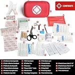 Dreamy Cubby Mini First Aid Kit - 110 Piece Small Waterproof Hard Shell Medical Kit for Car, Home, Office, Travel, Camping, Sports, Outdoor, School - Emergency First Aid Supplies and Survival Kit.