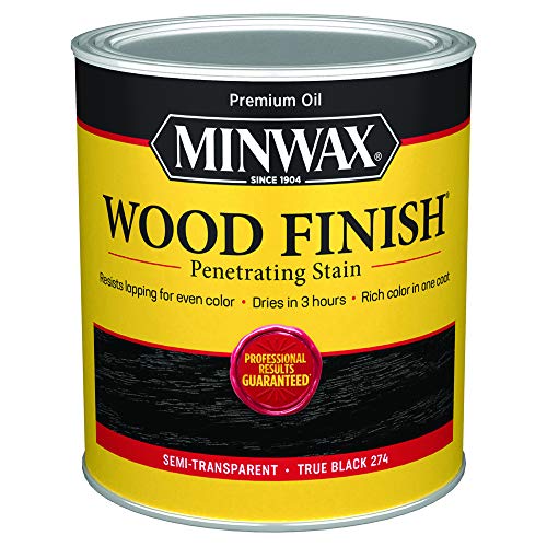 Image of Minwax Wood Finish 700514444, Quart, True Black