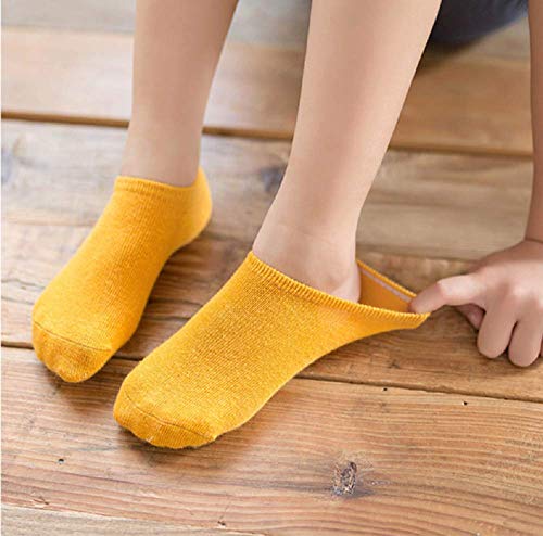 Kids Ankle Socks, Low Cut Cotton Socks Colorful Anti Slip No Show Socks for 2-12 Years Boys Girls, 10 Pairs4