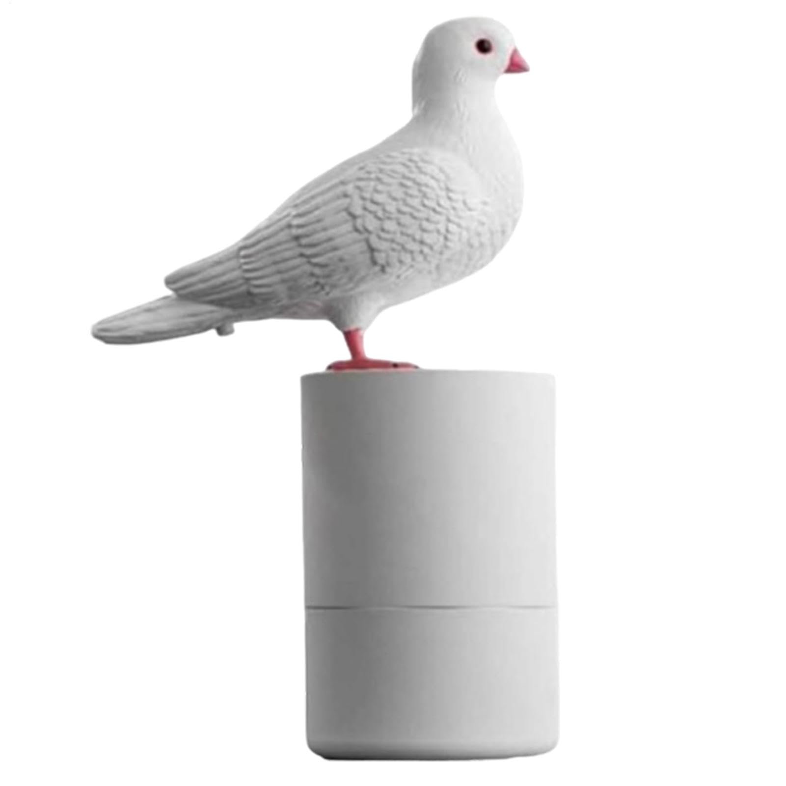 Elektrischer Tauben-Seifenspender, Tauben-Schaum-Seifenspender 300 ml, Vogel des Friedens-Schaum-Seifenspender, lustiger Taubenkot-Induktions-Handwascher, automatischer Seifenspender