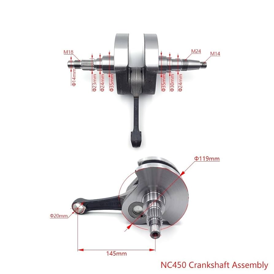 Amazon.com: Crankshaft Assembly With Connecting Rod