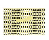10,000 Points 3D Reference Point Markers Black Dot Marking Machine Marking Point for Complex Details(3mm x 7mm)