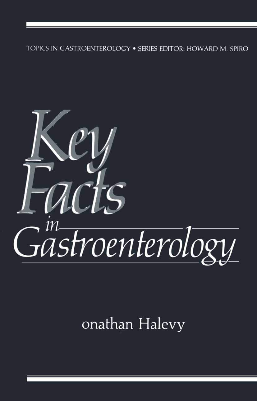 Buy Key Facts in Gastroenterology (Topics in Gastroenterology) — BookShops.in
