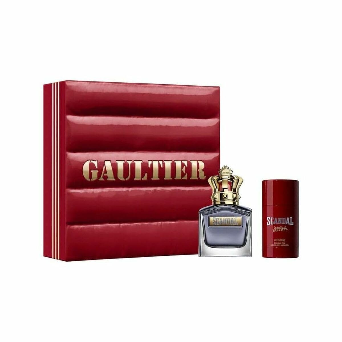 Jean Paul Gaultier Scandal Him Eau de Toilette 3-pcs Gift Set (EDT 3.4 Fl Oz + Deodorant Spray 5.1 Fl Oz + EDT 0.34 Fl Oz)