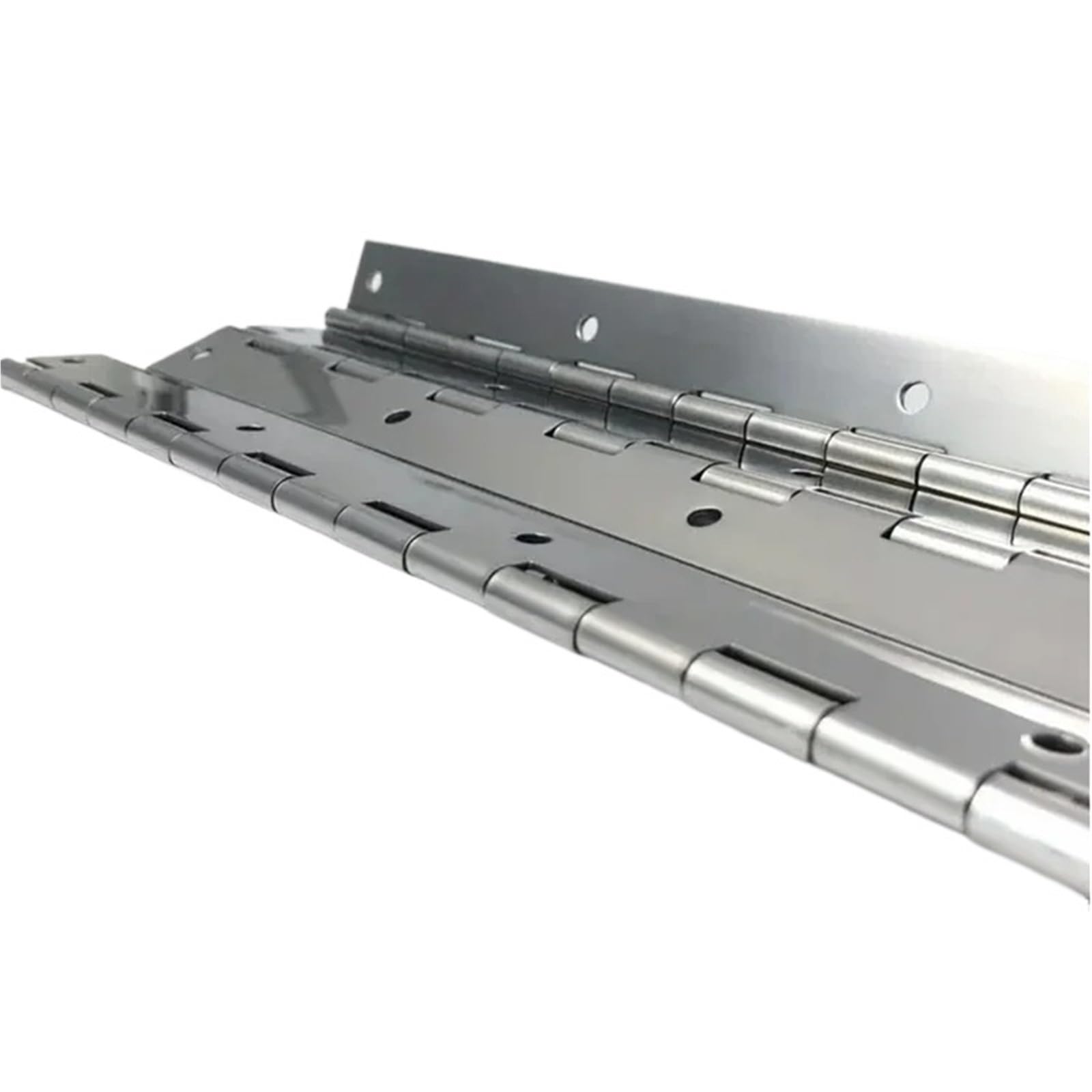 2PCS 6in to 48inch Piano Hinge Stainless Steel Long Hinge for Cabinet(2pcs 8inch)
